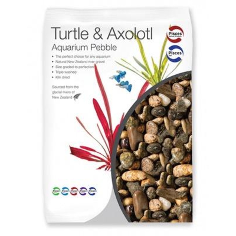 Aqua Natural Turtle and Axolotl Aquarium Pebble 5kg
