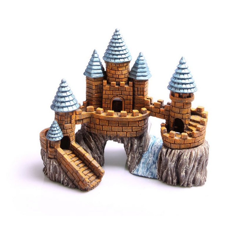 Aqua One Ornament Castle On The Rock W.River Large 32.5