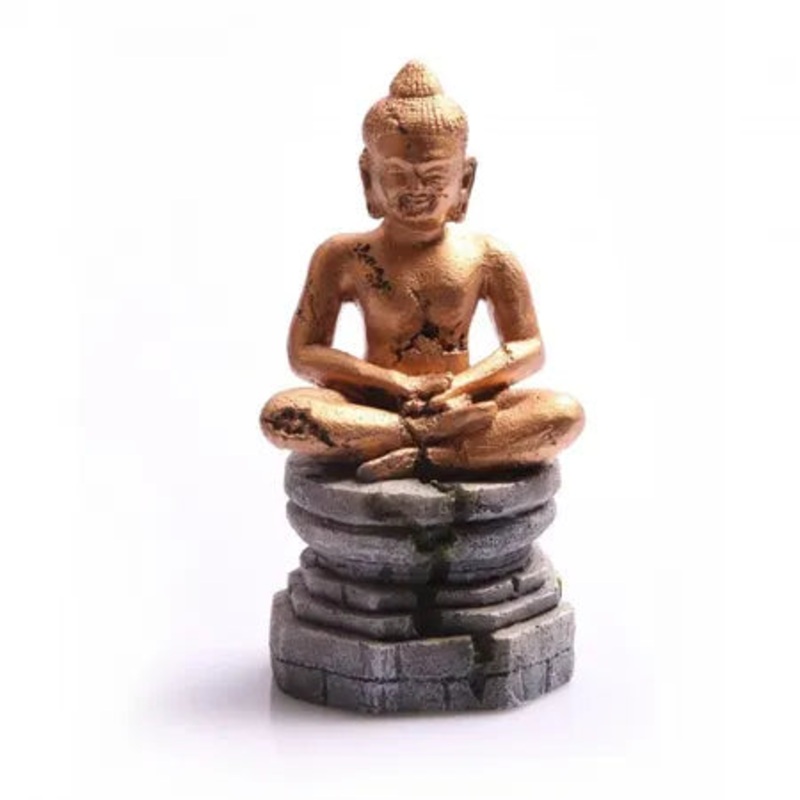 Aqua One Ornament Meditating Buddha 9x8.5x17.5cm (gold)