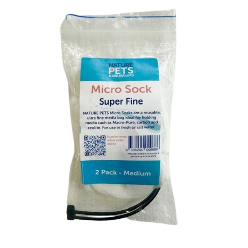 NATURE PETS Micro-Socks - Medium 2 pack