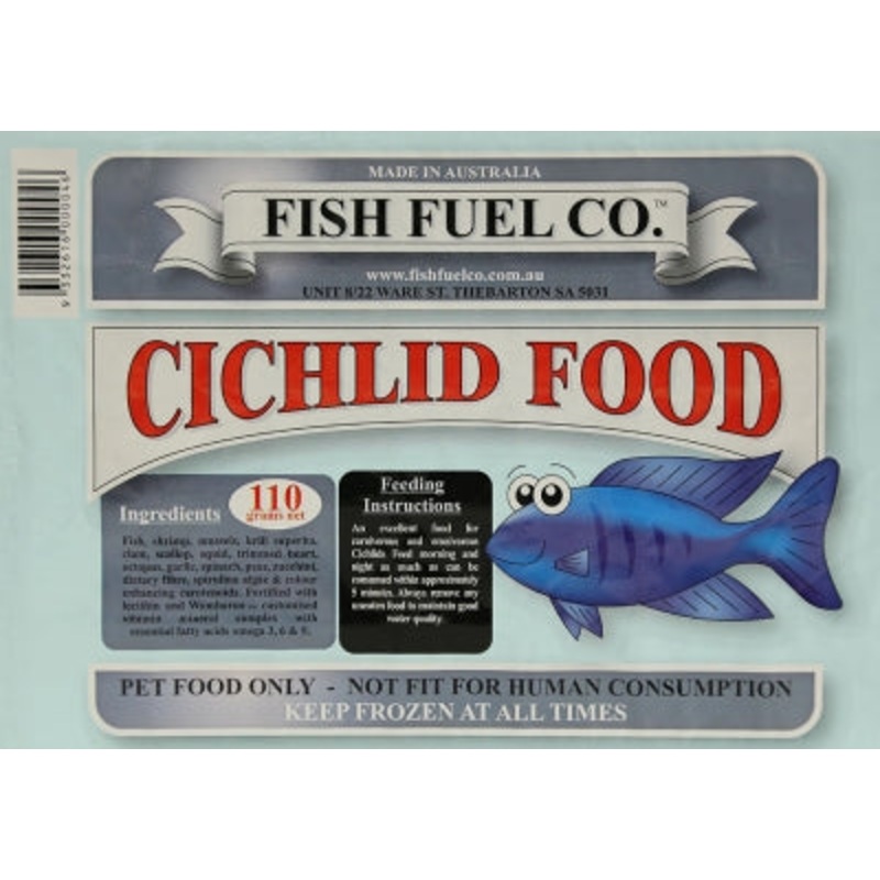 Fish Fuel Co. Frozen Cichlid Food 110g
