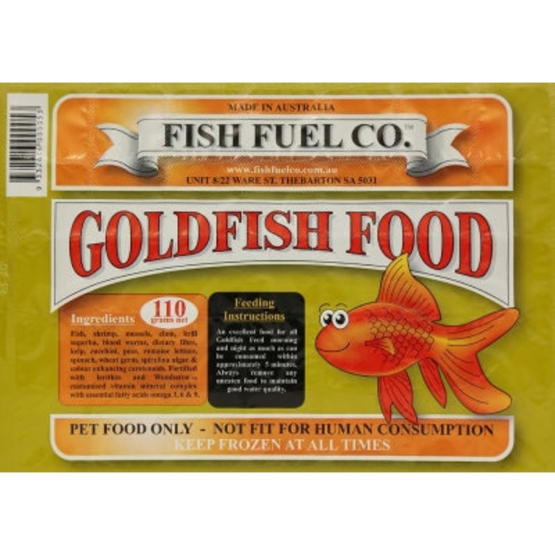 Fish Fuel Co. Frozen Goldfish Food 110g