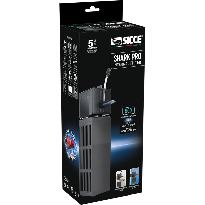 Sicce Shark Pro 900 - 900L/H (Up To 260L Tank) - 10W