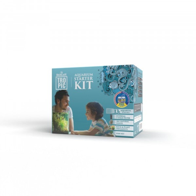 Bioscape Deluxe Aquarium Starter Kit 32x18x25cm 13L