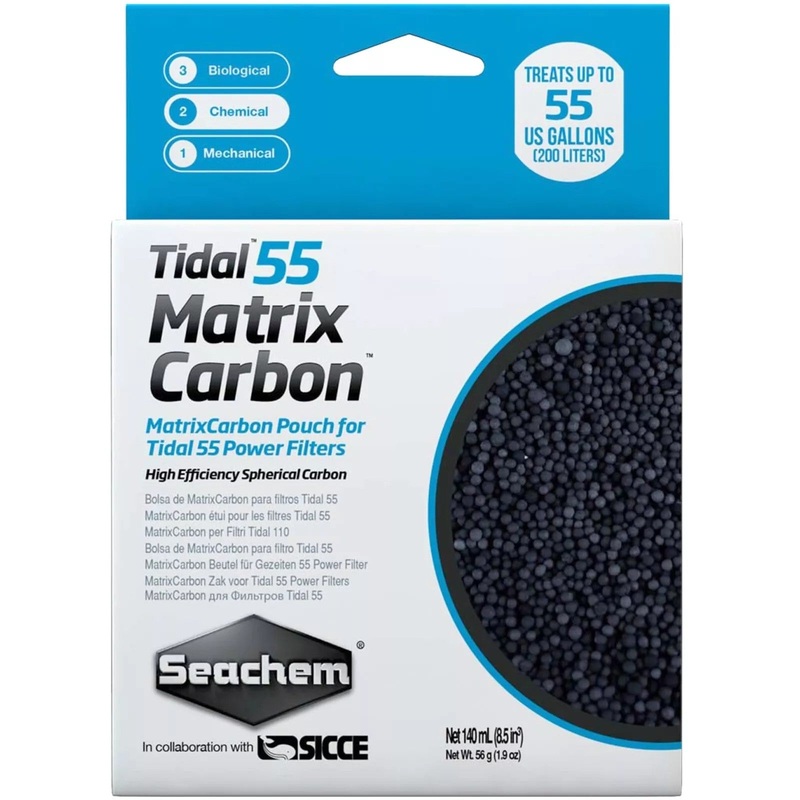 Seachem Tidal 55 Matrix Carbon 140ml Bag