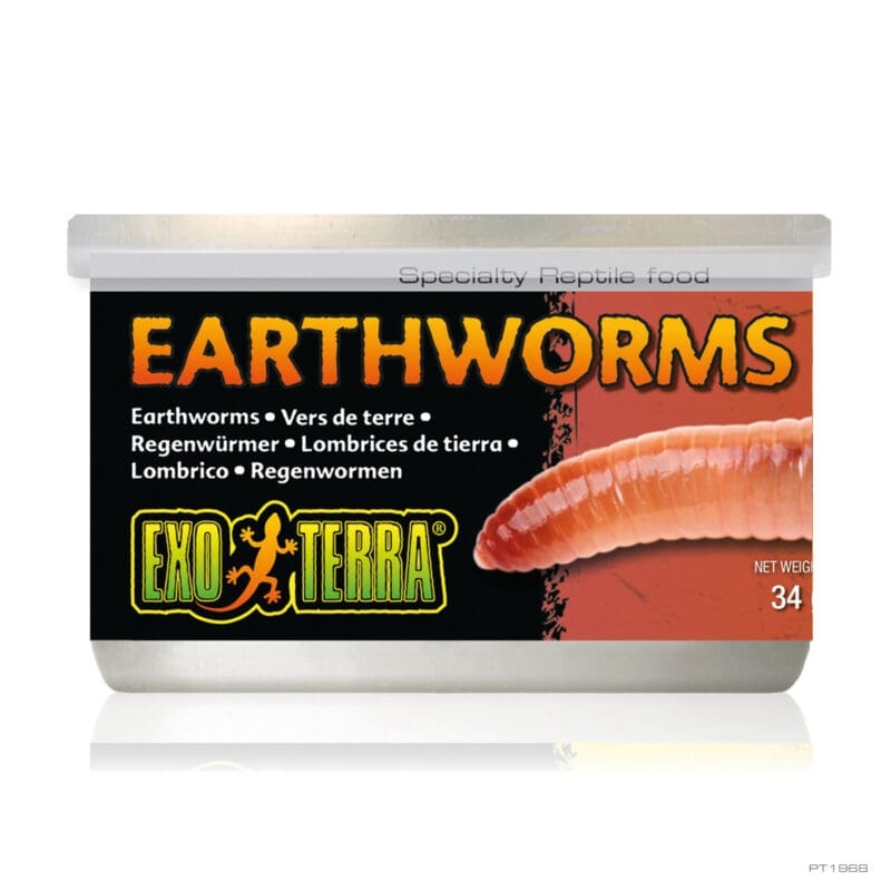 Exo Terra Canned Earthworms 34gm