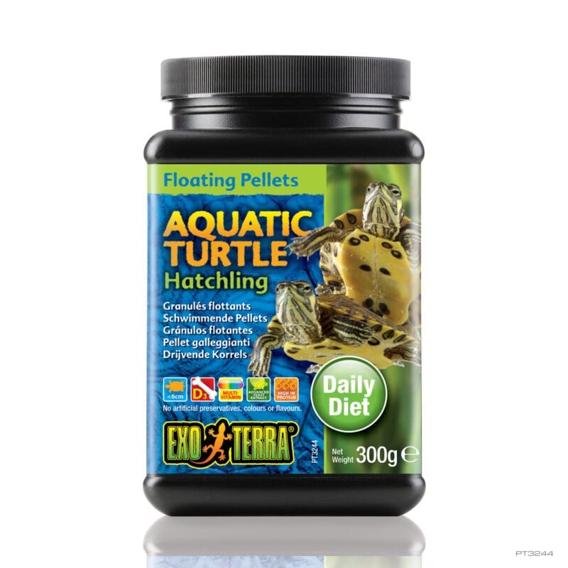 Exo Terra Turtle Food Hatchling Floating Pellets 300gm