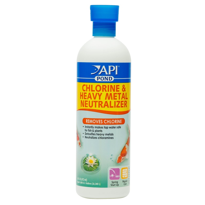 Api Pond Care Chlorine and Heavy Metal Detoxifier - 473ml