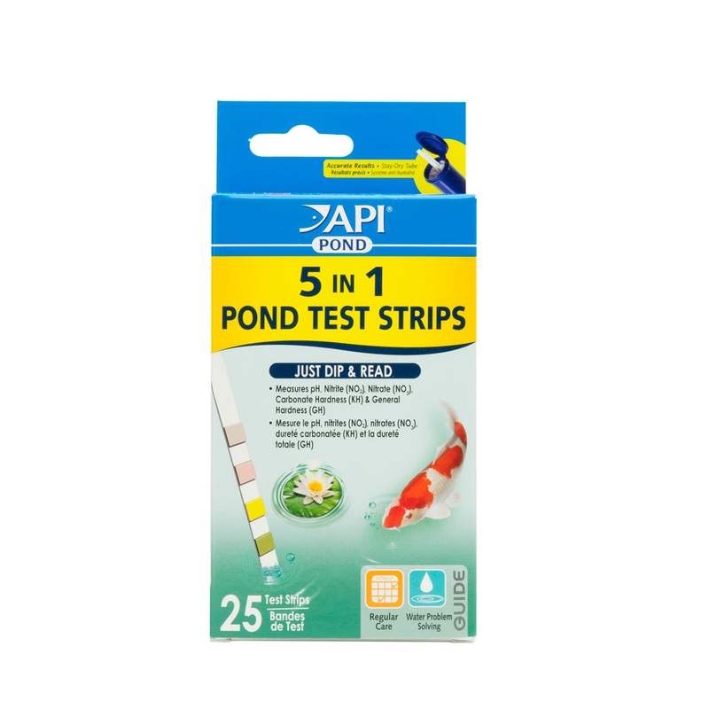 Api Pond Care Quick Testing Strips - 5 In 1