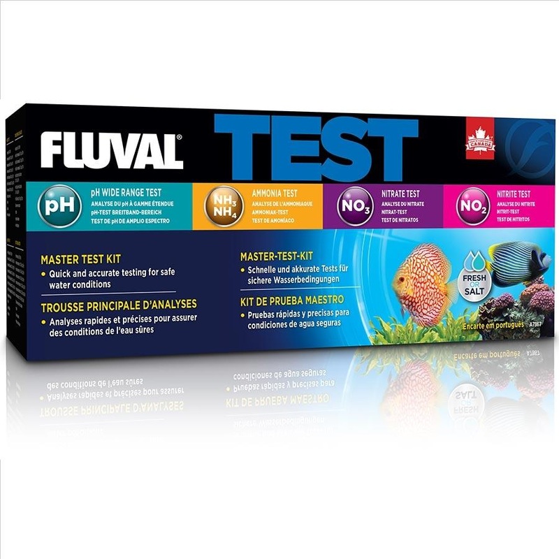 Fluval Master Test Kit - Ph Ammonia Nitrite and Nitrate