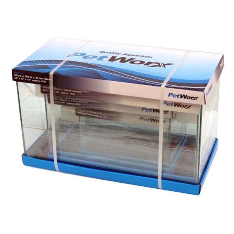Petworx Aquarium 16x9x10in 4mm - 22lt