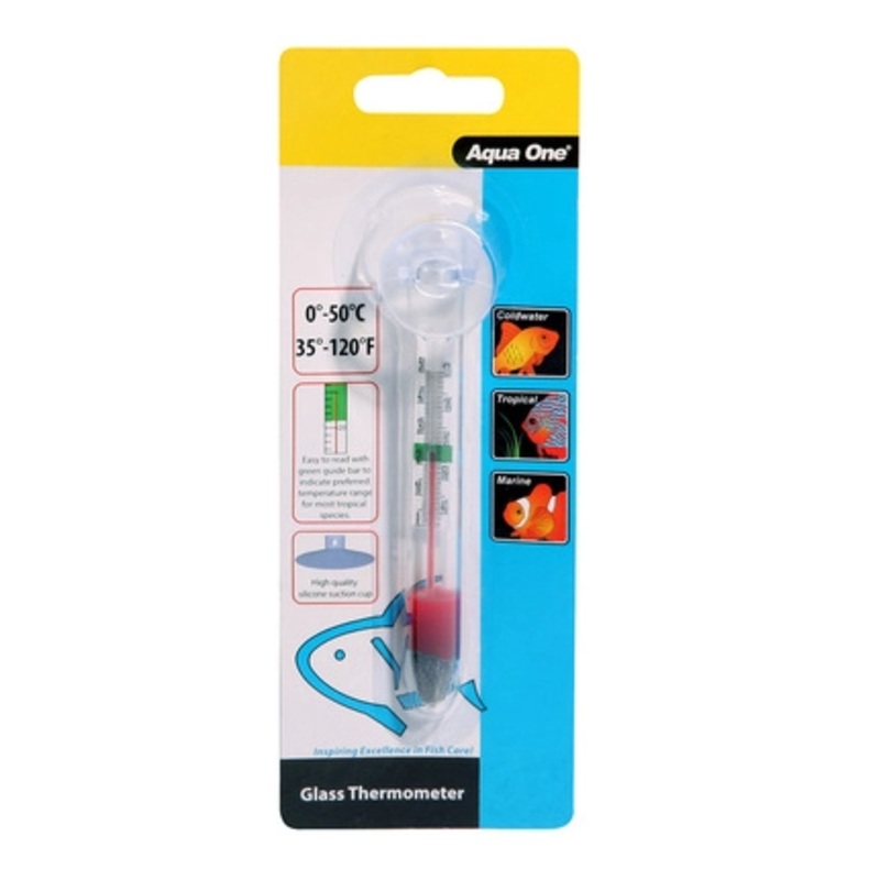 Aqua One - Deluxe Glass Thermometer