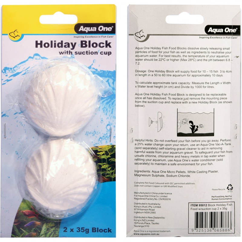 Aqua One Holiday Block 2pk