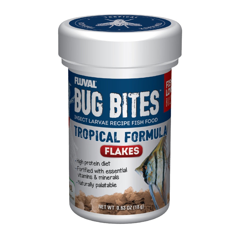 Fluval Bug Bites Tropical Flakes 18g