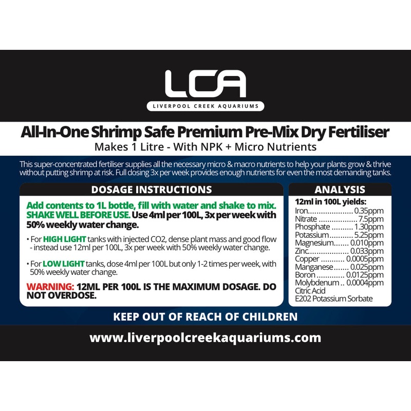 LCA All In One Pre Mix Shrimp Safe 250g