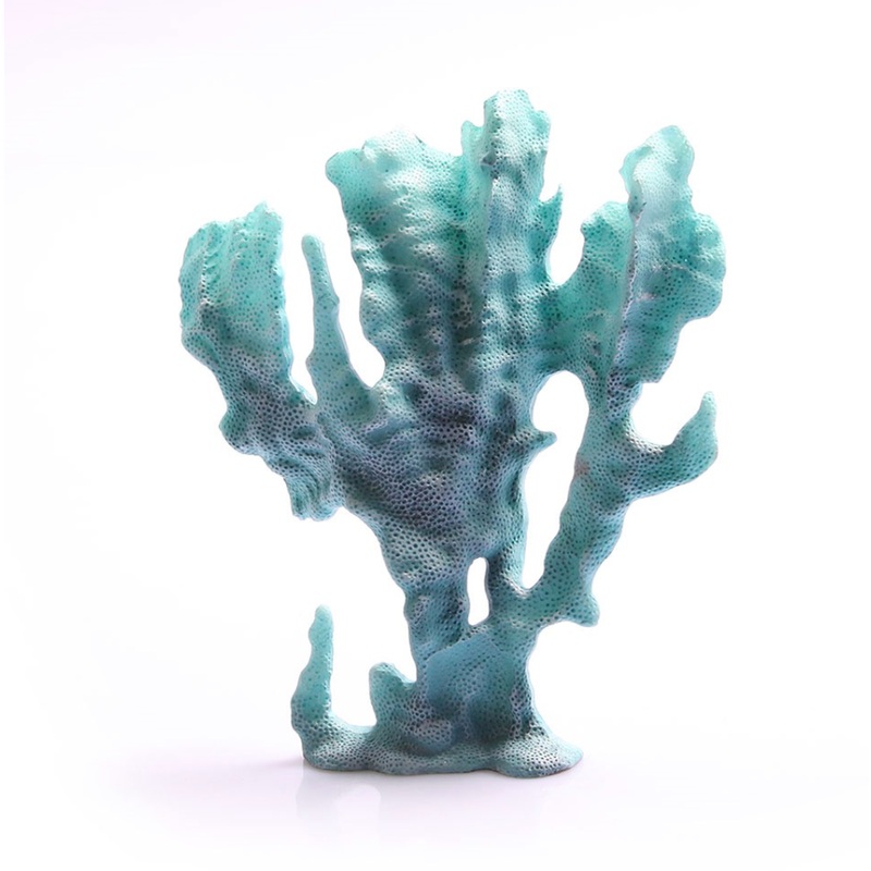 Aqua One Cabbage Coral Blue Ornament