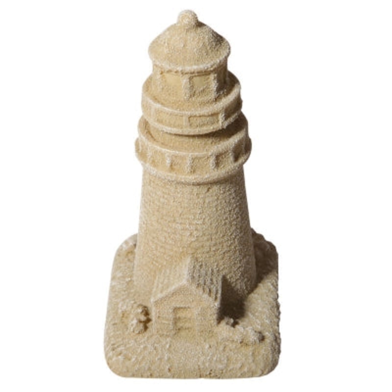 Aqua One Sand Lighthouse Ornament 7.5 x 5.9 x 11.2cm