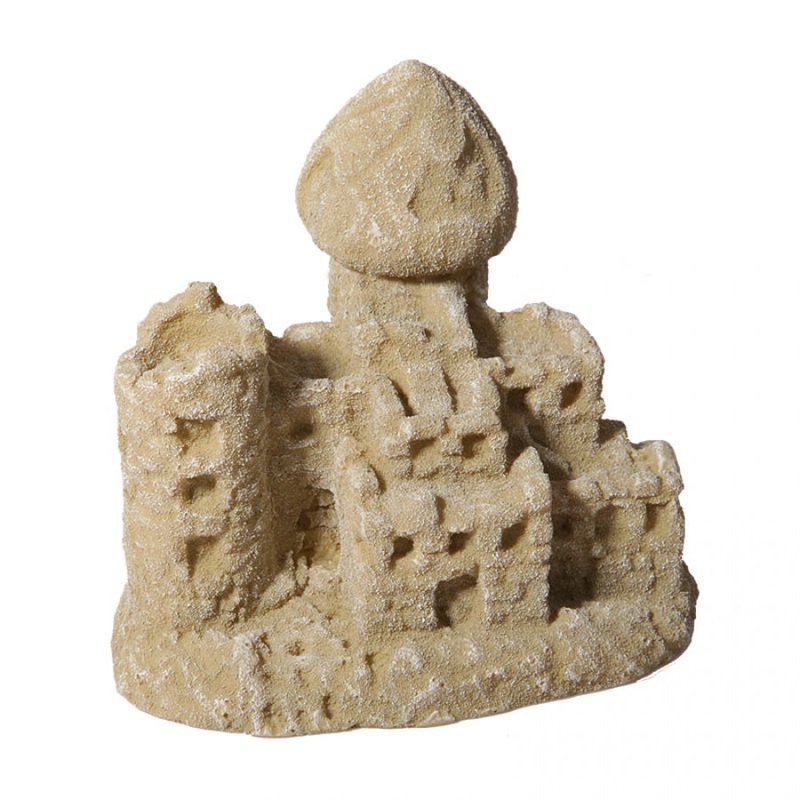 Aqua One Small Sand Castle Ornament 11.1 x 9 x 9.8cm