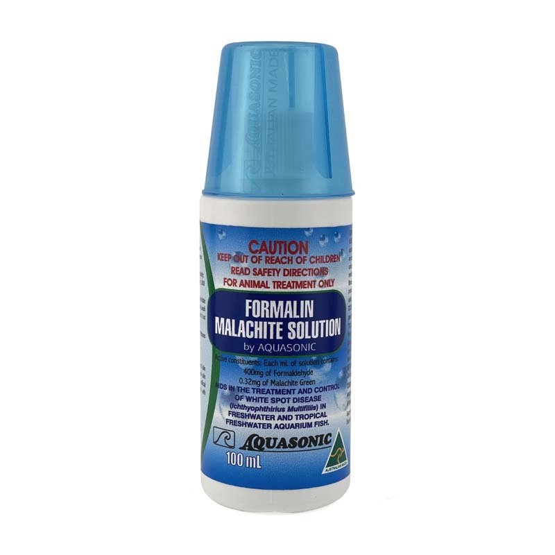 Aquasonic Formalin/malachite 100ml