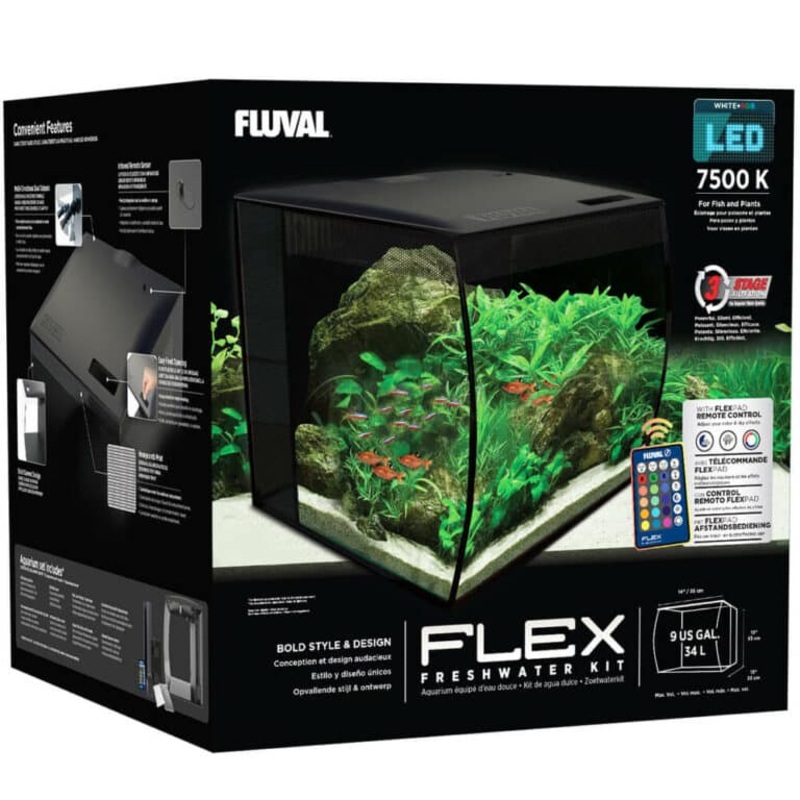 Fluval Flex Aquarium Unit 34x33x33cm 34L