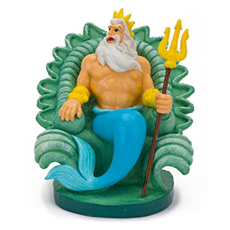 Little Mermaid - King Triton on Throne Resin Ornament Medium