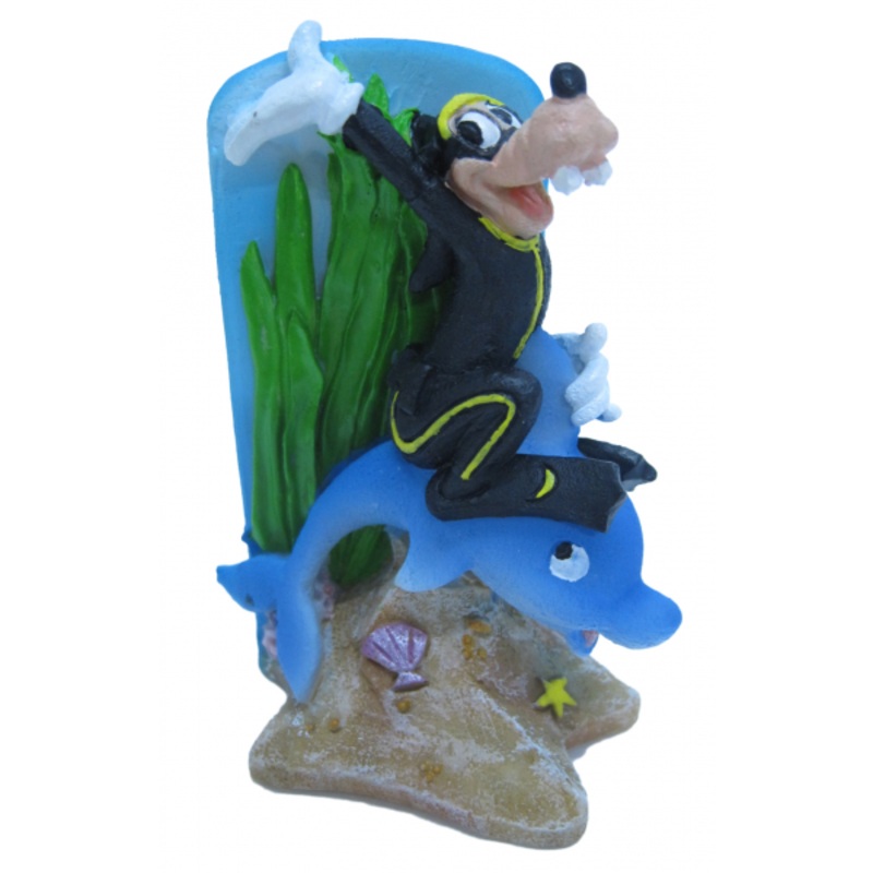 Mickey Mouse Friends - Goofy and Dolphin Resin Ornament