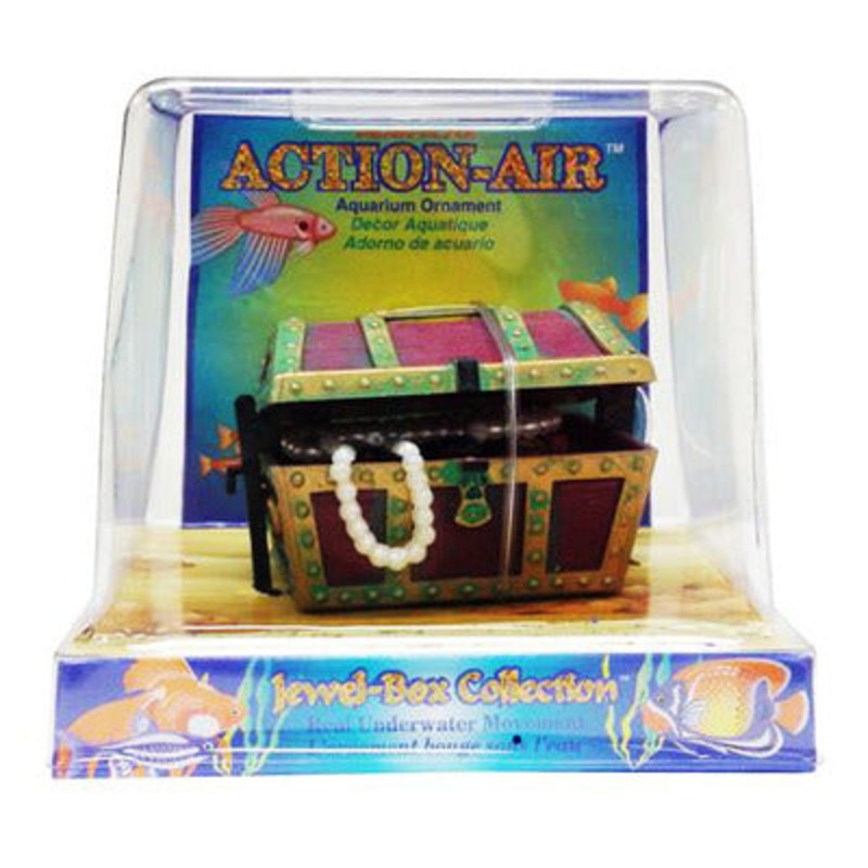 Penn-Plax Action-Air Treasure Chest Small Bubbler