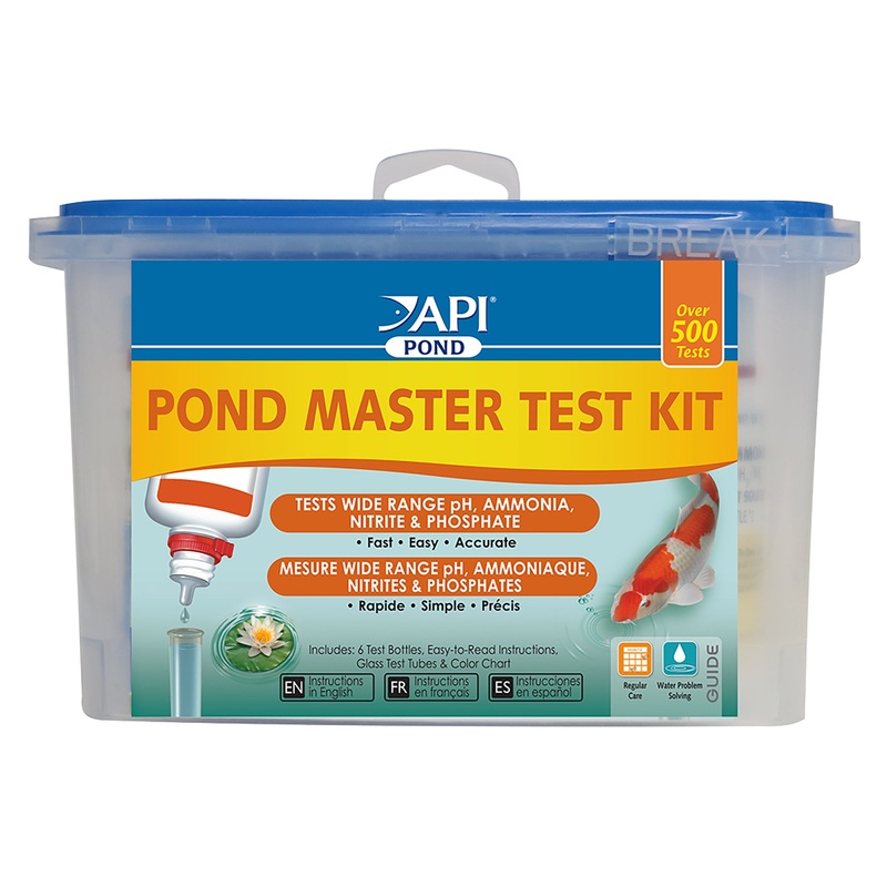 API Pond Master Test Kit (Ammonia, Nitrite, Phos, WR pH) Exp06/2027