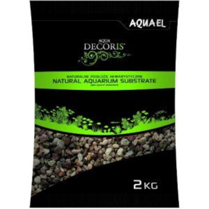 Aquael Natural Multicoloured Gravel 1.4-2mm 2kg