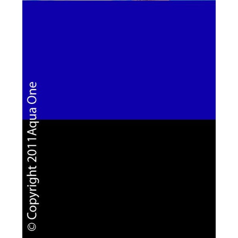 AquaOne Blue/Black Aquarium Background Per Meter