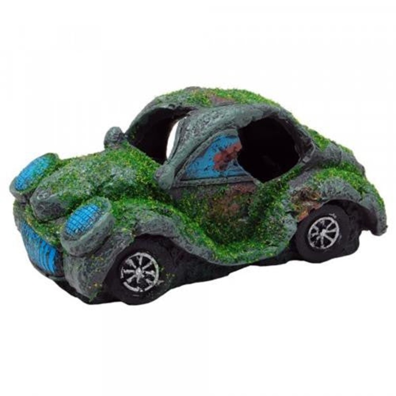 Bioscape Moss Covere sports car with bubbler