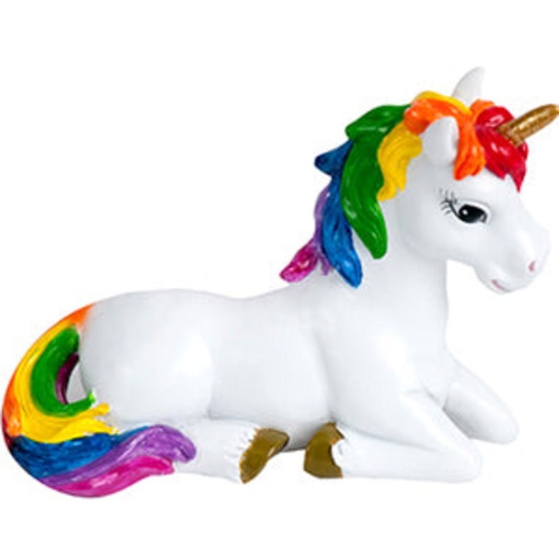Sitting Unicorn Aquarium Ornament