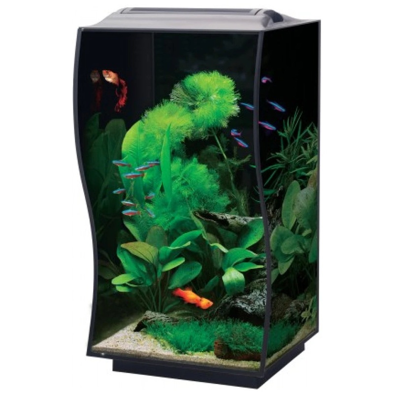Bioscape Curve Aquarium Black 50x36x36cm 50L