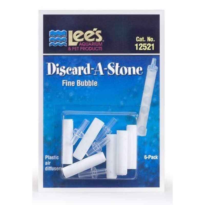 Lees Discard A Stone Fine Bubble Air Stones 6 Pack