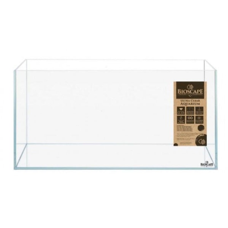 Bioscape Ultra Clear Aquarium 81x36x40cm 120L