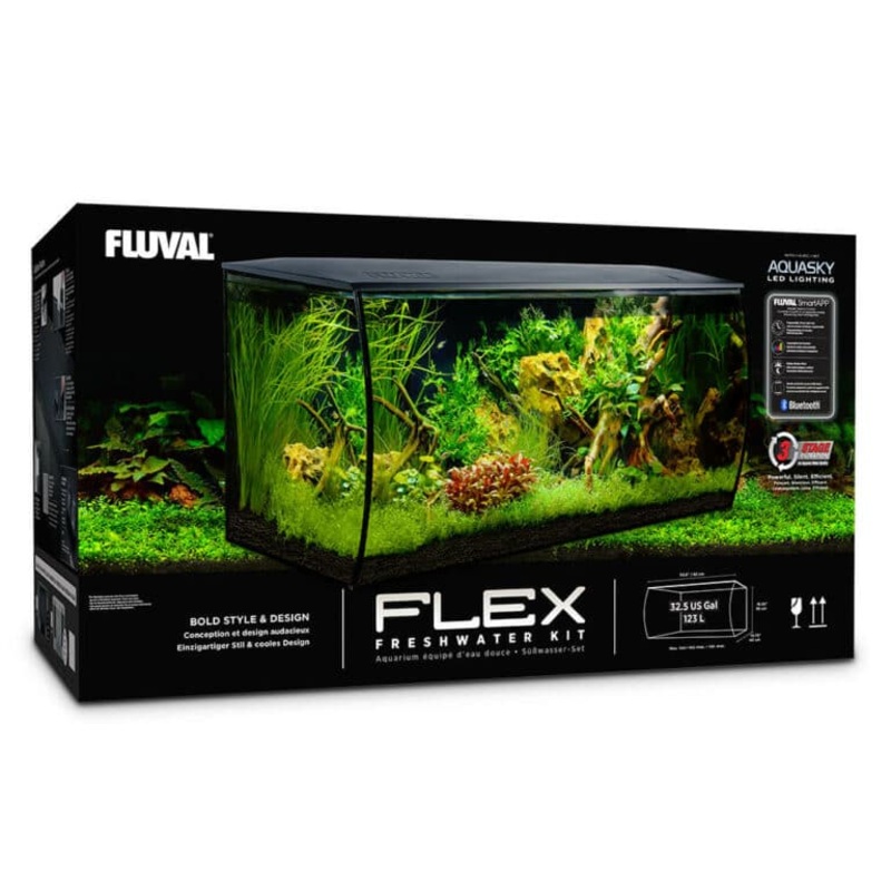 Fluval Flex Aquarium Unit 82x40x39cm 123L