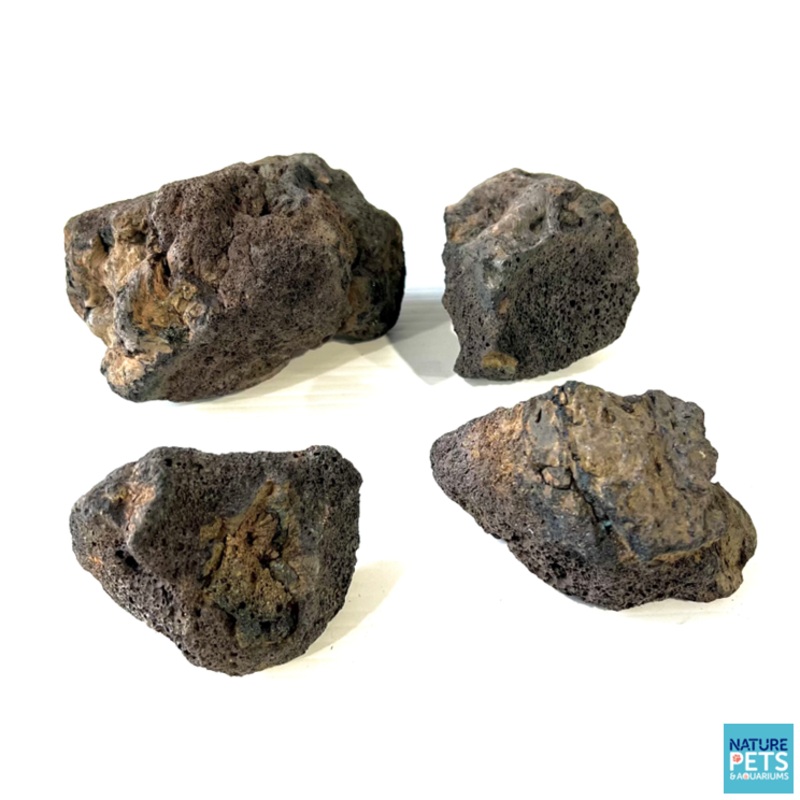Black Volcanic Lava Rock