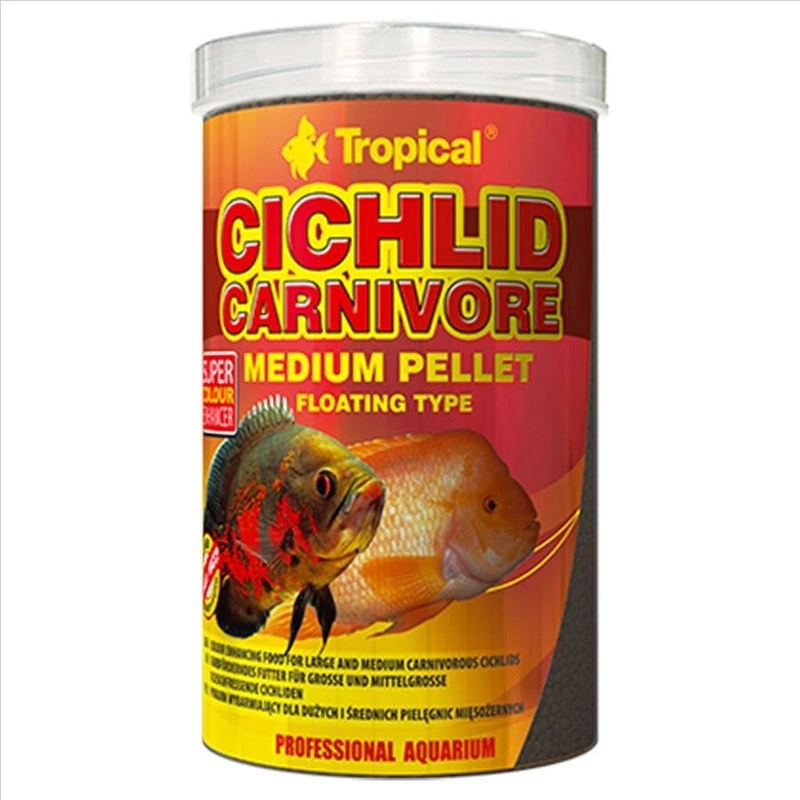 Tropical Cichlid Carnivore Medium Pellet