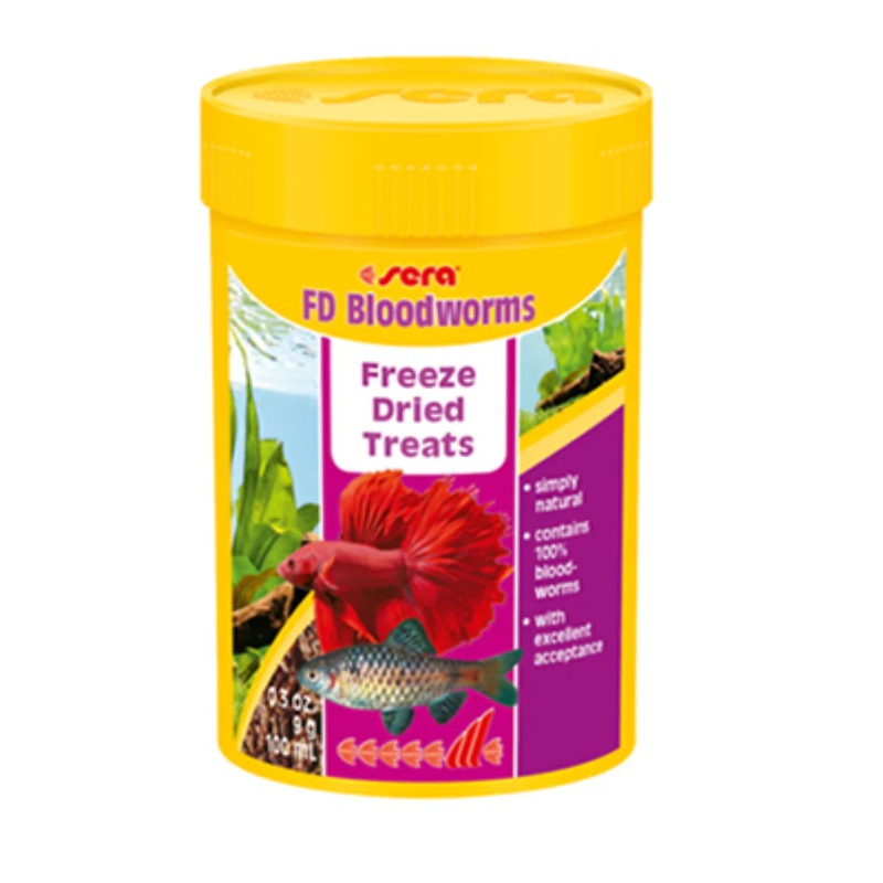 Sera Freeze-Dried Bloodworms - 9g