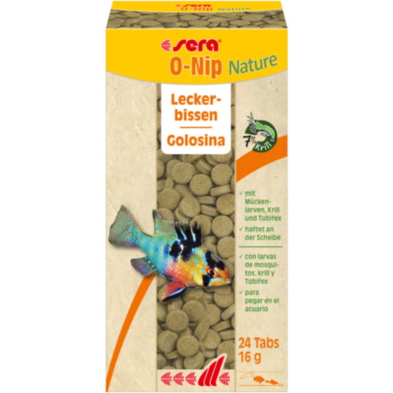Sera O-Nip Nature Fish Treat Tablets