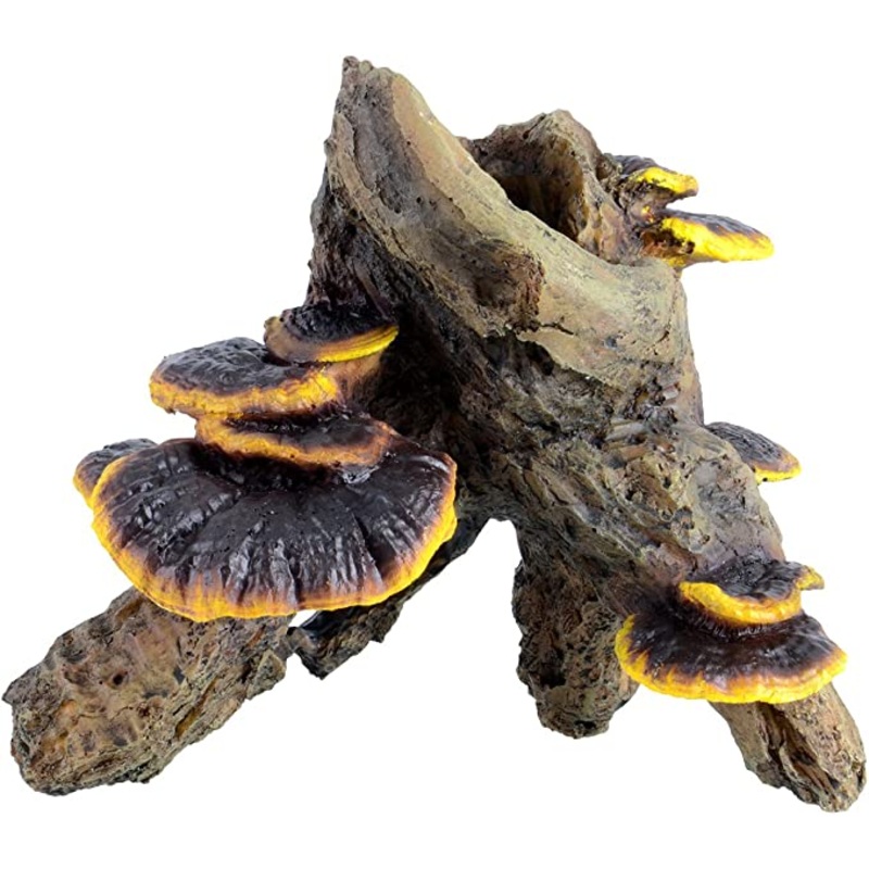 UT Root With Mushroom Aquarium Decor