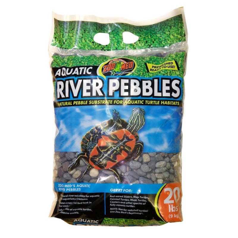 Zoo Med Aquatic River Pebbles - 10lb