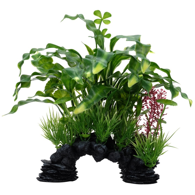 Fluval Aqualife Deco Scapes Curly Aponogeton Mix - 25.5 cm