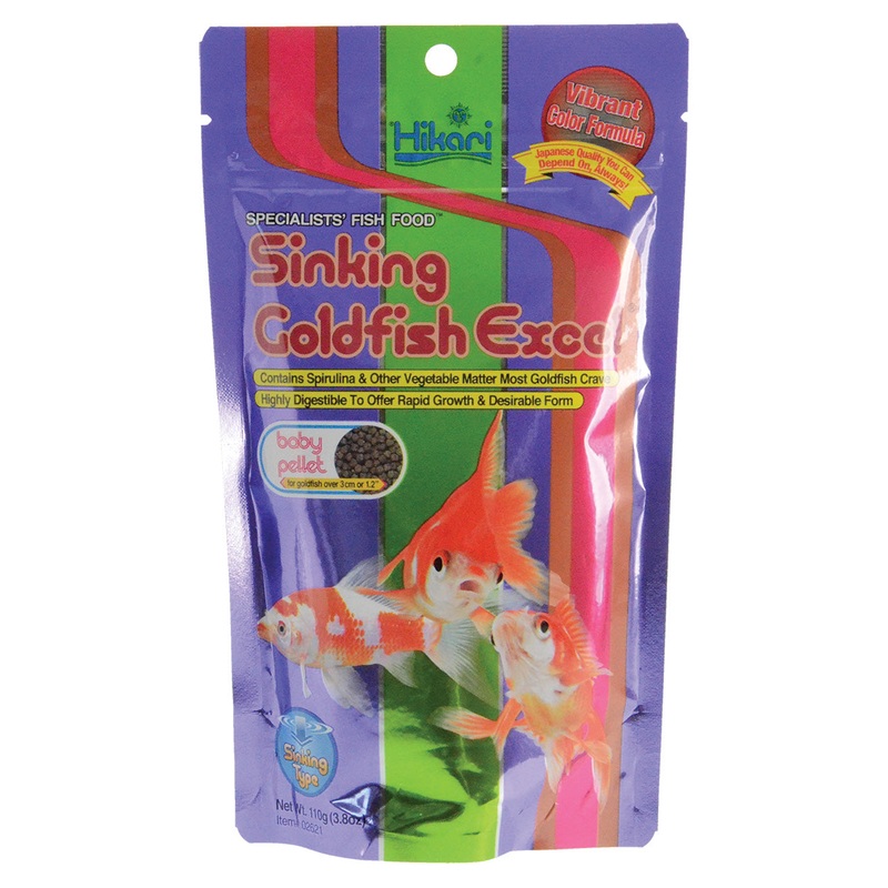 Hikari Goldfish Excel Sinking Pellets - 110g