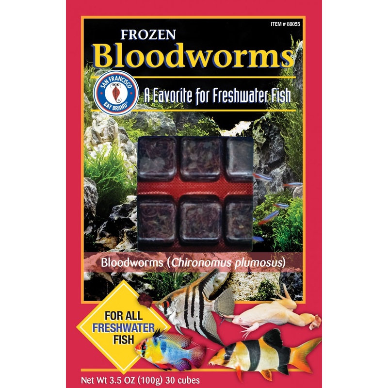 San Francisco Bay Frozen Bloodworms 3.5oz