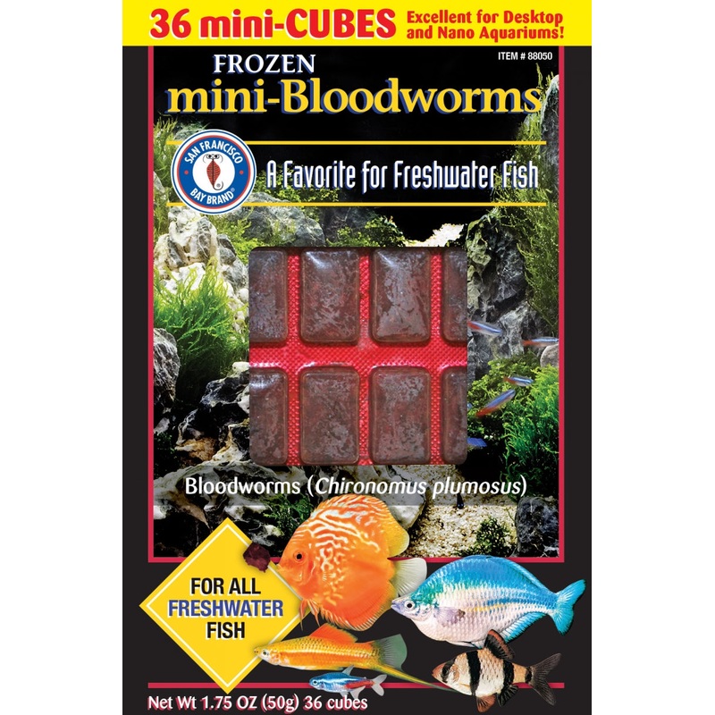 San Francisco Bay Frozen Bloodworms Mini 1.75oz