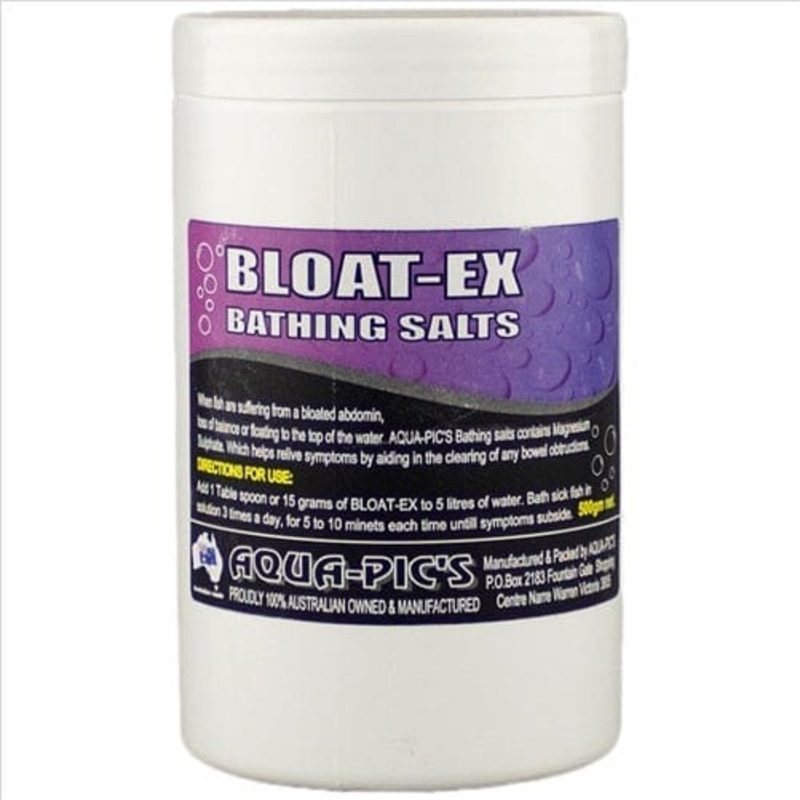 Aqua Pics Bloat Ex 500g - Bathing Salt for Bloated Fish