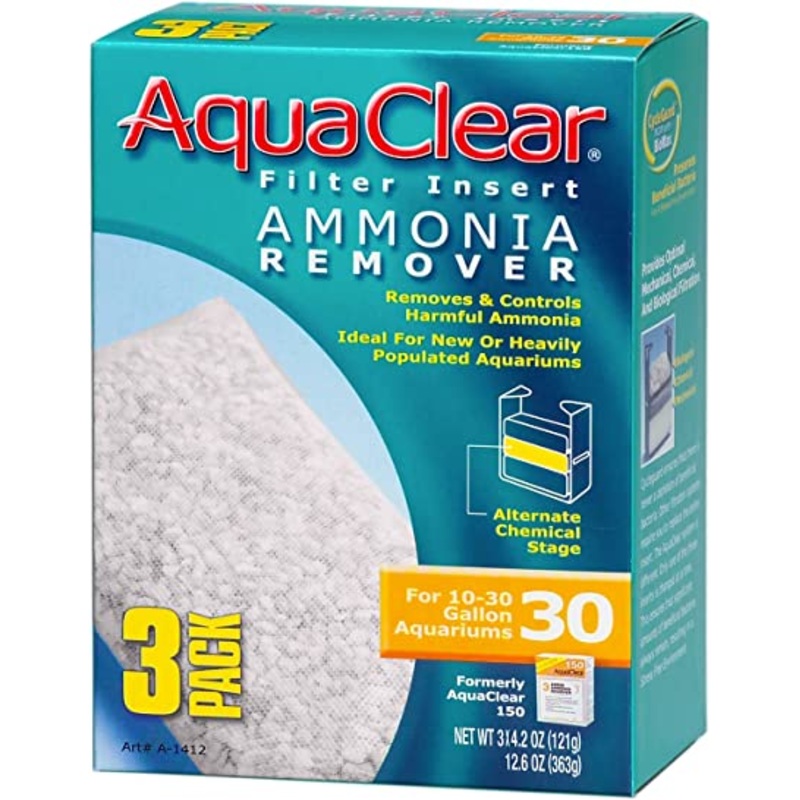 AquaClear Filter Insert - Ammonia Remover (3-Pack)
