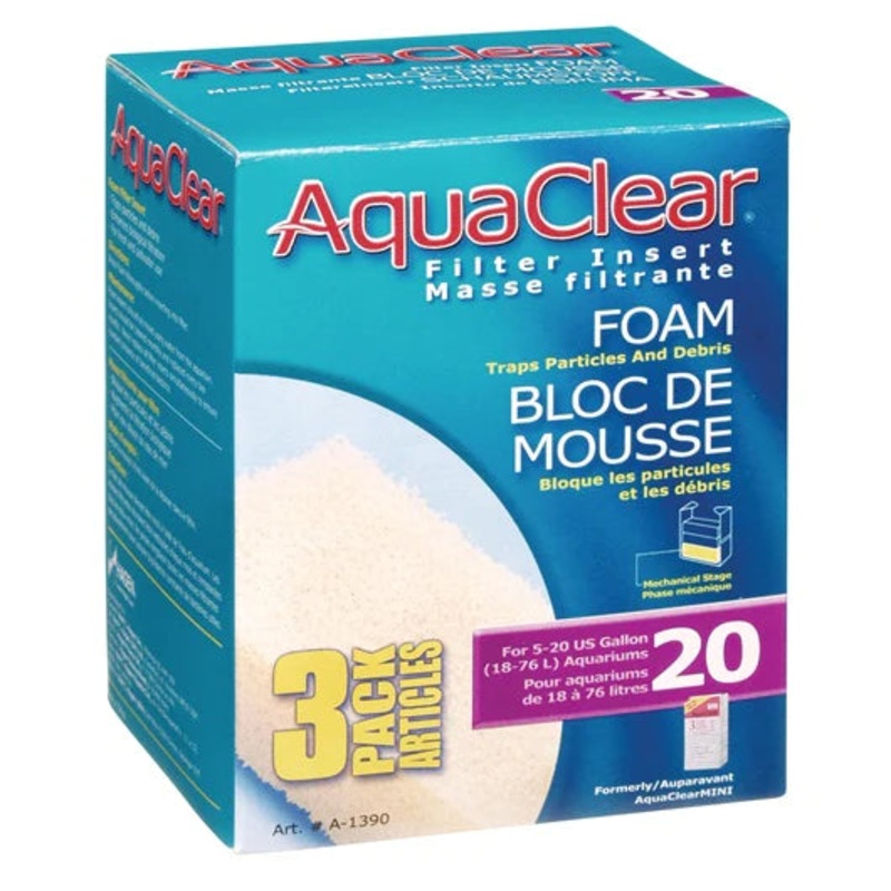 AquaClear Filter Insert - Foam (3-Pack)