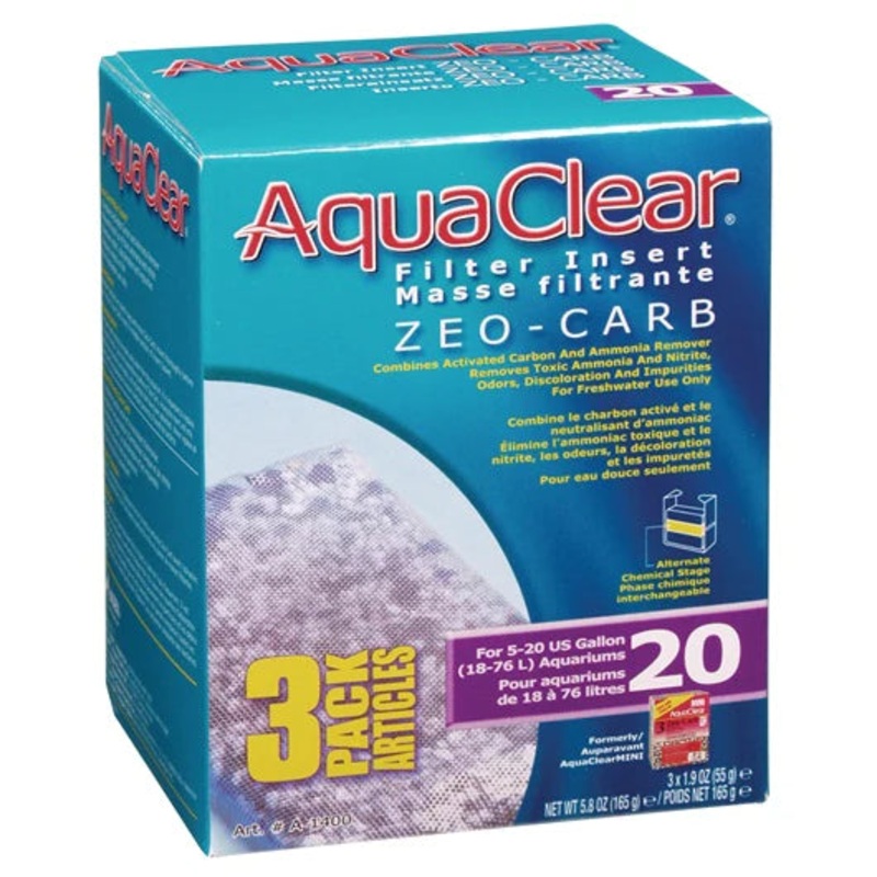 AquaClear Filter Insert - Zeo-Carb (3-Pack)